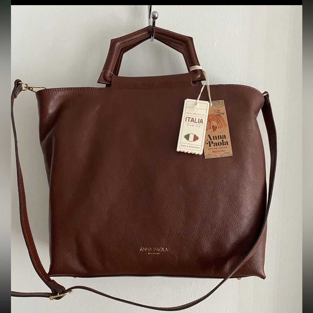 Anna Paola Italian Leather Handbag